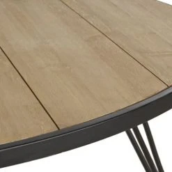 Maisons Du Monde Tables à Manger Table à Manger Ronde Beige Et Noire 4/5 Personnes D110 -Marquee Magasin table a manger ronde beige et noire 4 5 personnes d110 1000 11 24 219702 3
