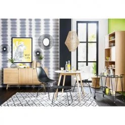 Maisons Du Monde Tables à Manger Table à Manger Ronde Blanche 4 Personnes D90 -Marquee Magasin table a manger ronde blanche 4 personnes d90 1000 14 39 146860 5