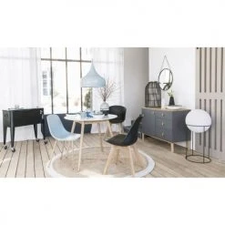 Maisons Du Monde Tables à Manger Table à Manger Ronde Blanche 4 Personnes D90 -Marquee Magasin table a manger ronde blanche 4 personnes d90 1000 14 39 146860 8