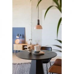 Zuiver Tables à Manger Table à Manger Ronde D100cm Noir -Marquee Magasin table a manger ronde d100cm noir 3