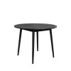 Drawer Tables à Manger Table à Manger Ronde En Bois D100cm Noir -Marquee Magasin table a manger ronde en bois d100cm noir