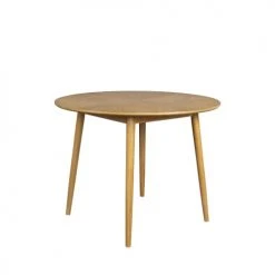 Drawer Tables à Manger Table à Manger Ronde En Bois D120cm Bois Clair