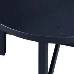 Woood Tables à Manger Table à Manger Ronde En Bois D120cm Noir -Marquee Magasin table a manger ronde en bois d120cm noir 15