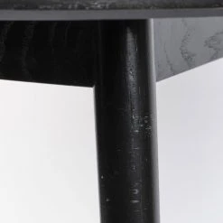 Drawer Tables à Manger Table à Manger Ronde En Bois D120cm Noir -Marquee Magasin table a manger ronde en bois d120cm noir 5