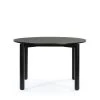 TEULAT Tables à Manger Table à Manger Ronde En Bois D120cm Noir