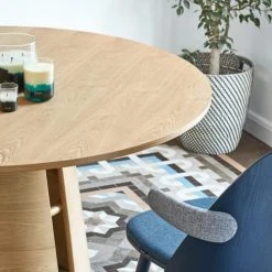 TEULAT Tables à Manger Table à Manger Ronde En Bois D137cm Bois Clair -Marquee Magasin table a manger ronde en bois d137cm bois clair 4