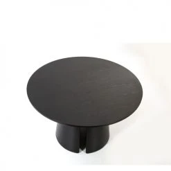 TEULAT Tables à Manger Table à Manger Ronde En Bois D137cm Noir -Marquee Magasin table a manger ronde en bois d137cm noir 2