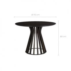 Rendez Vous Déco Tables à Manger Table à Manger Ronde En Bois De Manguier, 5 Personnes 10 Rendez Vous Déco Tables à Manger Table à Manger Ronde En Bois De Manguier, 5 Personnes -Marquee Magasin table a manger ronde en bois de manguier 5 personnes 2