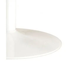 Meubles & Design Tables à Manger Table à Manger Ronde En Bois Pied Blanc 110cm -Marquee Magasin table a manger ronde en bois pied blanc 110cm 3