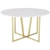 Maisons Du Monde Tables à Manger Table à Manger Ronde En Marbre Blanc 6/7 Personnes D130 -Marquee Magasin table a manger ronde en marbre blanc 6 7 personnes d130 1000 3 39 199668 1