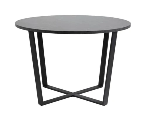 Meubles & Design Tables à Manger Table à Manger Ronde En Marbre Et Métal 110cm Noir 3 Meubles & Design Tables à Manger Table à Manger Ronde En Marbre Et Métal 110cm Noir