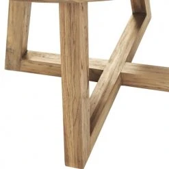 Bois Dessus Bois Dessous Tables à Manger Table à Manger Ronde En Teck Recyclé 4 Personnes -Marquee Magasin table a manger ronde en teck recycle 4 personnes 4