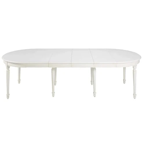 Maisons Du Monde Tables à Manger Table à Manger Ronde Extensible 4 à 14 Personnes En Bouleau Blanc L120/280 7 Maisons Du Monde Tables à Manger Table à Manger Ronde Extensible 4 à 14 Personnes En Bouleau Blanc L120/280 – Image 5