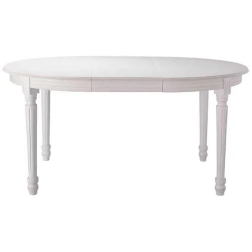 Maisons Du Monde Tables à Manger Table à Manger Ronde Extensible Blanche 4 à 8 Personnes L120/200 5 Maisons Du Monde Tables à Manger Table à Manger Ronde Extensible Blanche 4 à 8 Personnes L120/200 – Image 3