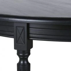 Maisons Du Monde Tables à Manger Table à Manger Ronde Extensible Noire 6/8 Personnes L120/200 -Marquee Magasin table a manger ronde extensible noire 6 8 personnes l120 200 1000 11 30 219872 4