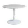 Urban Meuble Tables à Manger Table à Manger Ronde Style Scandinave Blanc/Chêne Dia.100CM -Marquee Magasin table a manger ronde style scandinave blanc chene dia 100cm