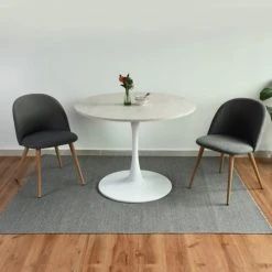 Urban Meuble Tables à Manger Table à Manger Ronde Style Scandinave Blanc/Chêne Dia.100CM 12 Urban Meuble Tables à Manger Table à Manger Ronde Style Scandinave Blanc/Chêne Dia.100CM -Marquee Magasin table a manger ronde style scandinave blanc chene dia 100cm 4