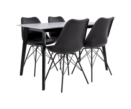 Meubles & Design Tables à Manger Table à Manger Scandinave 120x70cm Noir 8 Meubles & Design Tables à Manger Table à Manger Scandinave 120x70cm Noir – Image 6