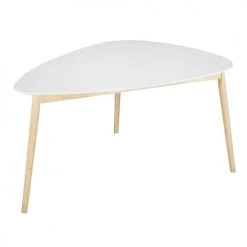 Maisons Du Monde Tables à Manger Table à Manger Style Scandinave Blanche 4/5 Personnes L150
