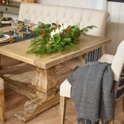 Robin Des Bois Tables à Manger Table à Manger Type Monastère En Acacia 10/14 Couverts -Marquee Magasin table a manger type monastere en acacia 10 14 couverts 2