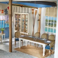 Robin Des Bois Tables à Manger Table Bistrot Chêne Et Pieds Blancs L 245 Cm -Marquee Magasin table bistrot chene et pieds blancs l 245 cm 3