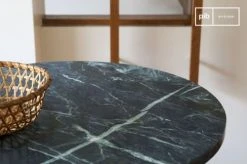 PIB Tables à Manger Table Bistrot En Mabre Vert -Marquee Magasin table bistrot en mabre vert 3