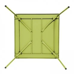 Oviala Tables à Manger Table Carrée Acier Vert -Marquee Magasin table carree acier vert 2