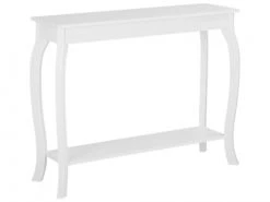 Beliani Consoles Et Drapiers Table Console Blanche