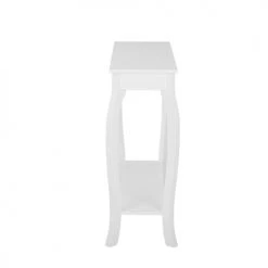 Beliani Consoles Et Drapiers Table Console Blanche -Marquee Magasin table console blanche 3