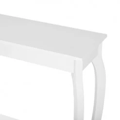Beliani Consoles Et Drapiers Table Console Blanche -Marquee Magasin table console blanche 4