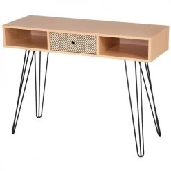 Homcom Consoles Et Drapiers Table Console Design Scandinave Graphique