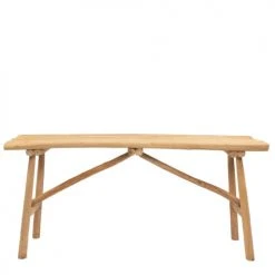 Bazar Bizar Consoles Et Drapiers Table Console En Teck Naturel