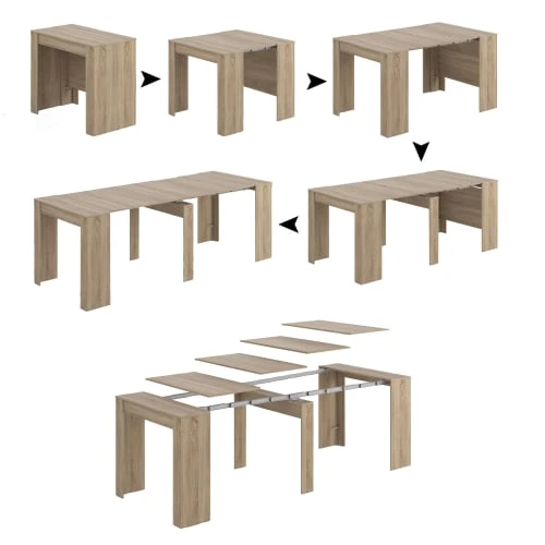 Dmora Tables à Manger Table Console Extensible 6 Dmora Tables à Manger Table Console Extensible – Image 4