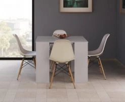 Dmora Tables à Manger Table Console Extensible Effet Bois Blanc -Marquee Magasin table console extensible effet bois blanc 2