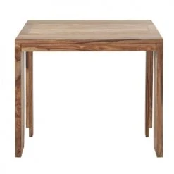 Maisons Du Monde Consoles Et Drapiers Table Console Extensible En Sheesham Massif 2/6 Personnes L40/160