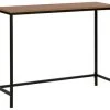 Beliani Consoles Et Drapiers Table Console Imitation Bois Foncé -Marquee Magasin table console imitation bois fonce