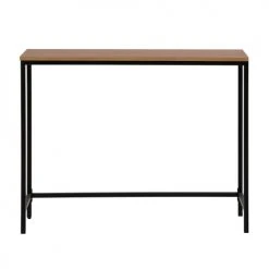 Beliani Consoles Et Drapiers Table Console Imitation Bois Foncé -Marquee Magasin table console imitation bois fonce 2