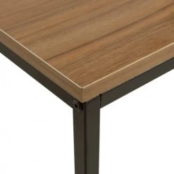 Beliani Consoles Et Drapiers Table Console Imitation Bois Foncé -Marquee Magasin table console imitation bois fonce 3