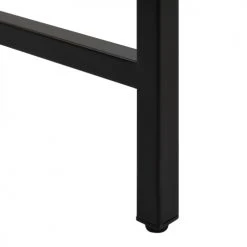 Beliani Consoles Et Drapiers Table Console Imitation Bois Foncé -Marquee Magasin table console imitation bois fonce 4