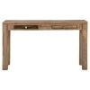 WOMO-DESIGN Consoles Et Drapiers Table Console Marron Avec 2 Tiroirs à L'épaule, 76x132x40 Cm -Marquee Magasin table console marron avec 2 tiroirs a l epaule 76x132x40 cm
