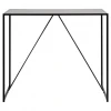 Meubles & Design Tables à Manger Table De Bar 120x60cm En Métal Noir -Marquee Magasin table de bar 120x60cm en metal noir