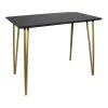 Pirouette Paris Tables à Manger Table De Bar Finition Bois Pieds En Métal Doré 120x70 -Marquee Magasin table de bar finition bois pieds en metal dore 120x70 1