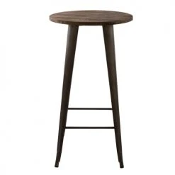 Rendez Vous Déco Tables à Manger Table De Bar Ronde ∅60 Cm En Bois Foncé 2 Personnes -Marquee Magasin table de bar ronde 60 cm en bois fonce 2 personnes 4