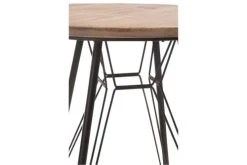 Hellin Tables à Manger Table De Bar Ronde En Bois Et Métal -Marquee Magasin table de bar ronde en bois et metal 2