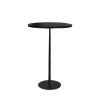 Pomax Tables à Manger Table De Bar Ronde En Bois Et Métal D70cm Noir -Marquee Magasin table de bar ronde en bois et metal d70cm noir