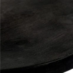Pomax Tables à Manger Table De Bar Ronde En Bois Et Métal D70cm Noir -Marquee Magasin table de bar ronde en bois et metal d70cm noir 2