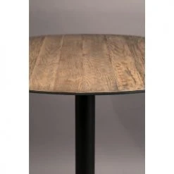Dutchbone Tables à Manger Table De Bar Ronde En Métal Et Bois D75cm -Marquee Magasin table de bar ronde en metal et bois d75cm 4