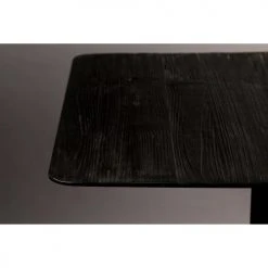 Dutchbone Tables à Manger Table De Bistrot Carrée En Métal Et Bois 70x70cm Noir -Marquee Magasin table de bistrot carree en metal et bois 70x70cm noir 3