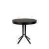Drawer Tables à Manger Table De Bistrot Ronde En Bois Et Métal D75cm Noir -Marquee Magasin table de bistrot ronde en bois et metal d75cm noir