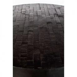 Drawer Tables à Manger Table De Bistrot Ronde En Bois Et Métal D75cm Noir -Marquee Magasin table de bistrot ronde en bois et metal d75cm noir 2